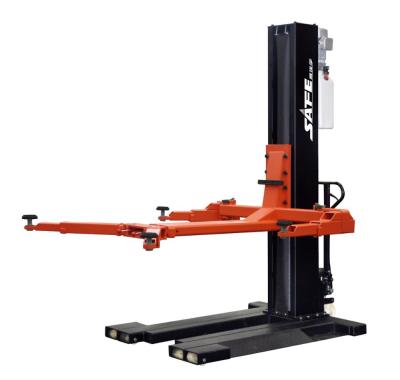 China Maintanence Machine Automatic Hydraulic Hydraulic Single Post Car Lift Park Lift Single Car Jack Up Best Quality for sale