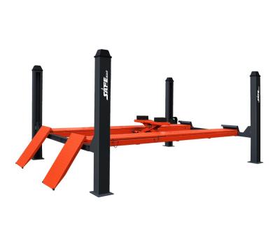 China garage car lift table PLATFORM FOUR POST LIFT / HYDRAULIC 4 POST CAR LIFT for sale