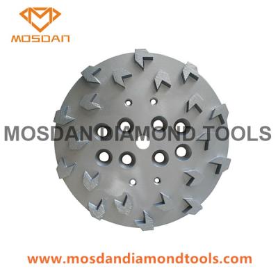 China 10 Inch Floor Concrete Grinding Plate with 20 Arrows for sale