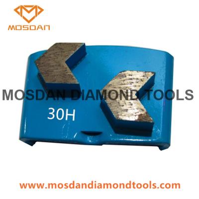 China Double Arrow Segment HTC Concrete Grinding Shoe for Floor Polishing for sale