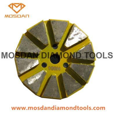 China Diamond Concrete Grinding Plate  10 Segments With Ez Lock for sale