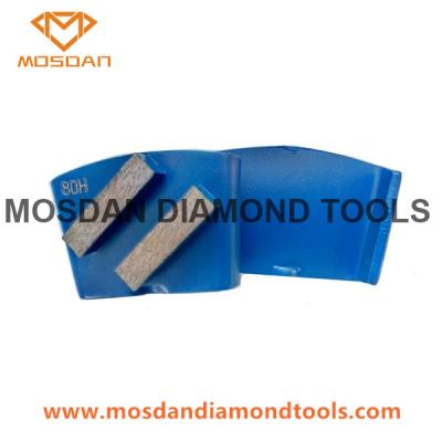 China Double Bars Segment HTC Concrete Grinding Shoe for Floor Polishing for sale