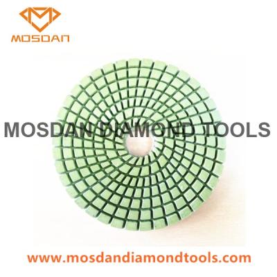 China Premium Spiral Flexible Wet Polishing Pads Disc for Concrete Terrazzo for sale