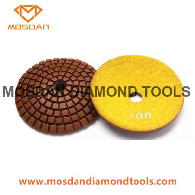 China 3 Inch Convex Corner Counter Top Resin Polishing Pads for Edge Surface for sale