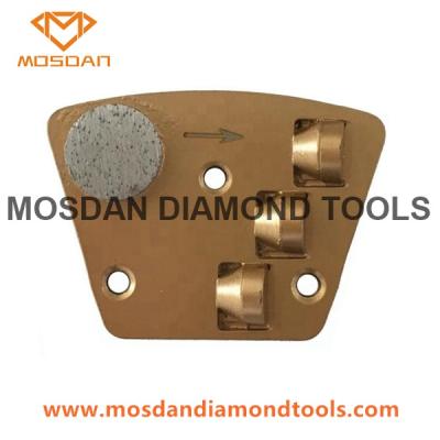 China Trapezoid 3 PCD Grinding Disc for Sase Grinders Removal Toolings for sale