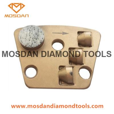 China Iron Horse Trapezoid PCD Concrete Grinding Shoe for Epoxy Removal for sale