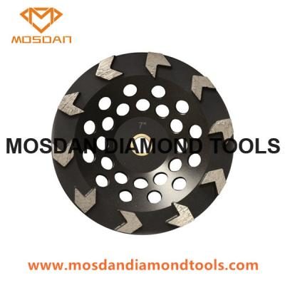 China Cup shaped diamond grinding wheel with arrow segment for sale