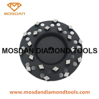 China Metal Bond Scatter Segment Grinding Cup Wheel for sale