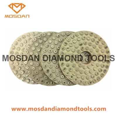 China Metal Bonded Dots Polishing Pads for Concrete Marble Granite for sale