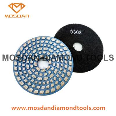 China 4'' Metal Medium Bond Polishing Pads for Hard Concrete Surface for sale