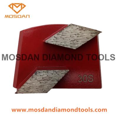 China Fast Change Onfloor Double Rhombus Grinding Metal Disk Blades for sale