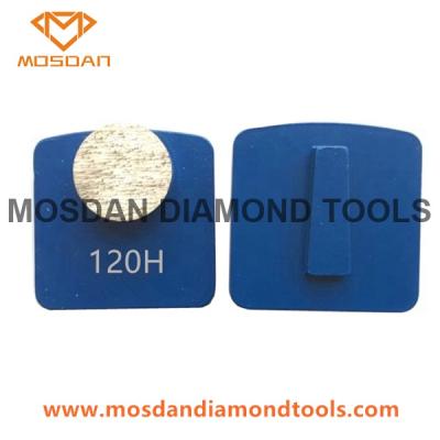 China Hiperfloor 1 Round Diamond Grinding Segment for Scanmaskin for sale