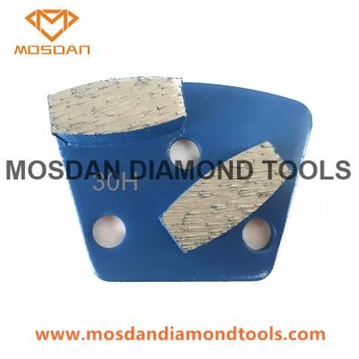 China Trapezoid Double Coffins Segments Magnetic Grinding Shoes for sale