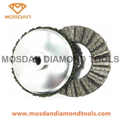 China 4 Inch Aluminum Based Electroplated Diamond Flap Disc for sale