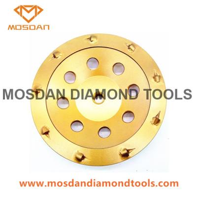 China 180mm Diamond PCD Grinding Cup Wheels with 9x1308 PCDs for sale