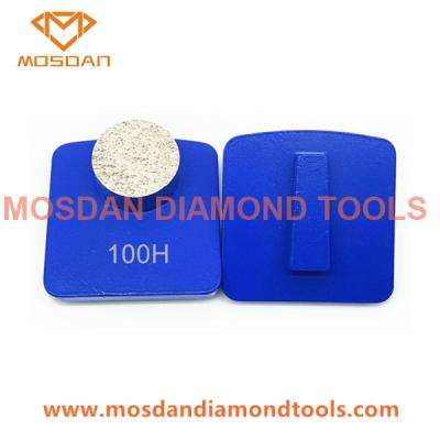 China Scanmaskin Redi Lock Singe Round Dot Grinding Shoe for Conrete for sale