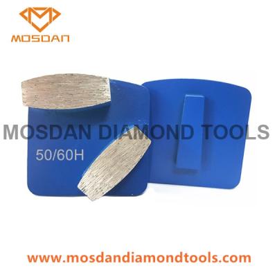 China Scanmaskin Double Coffins Grinding Segments Blades Concrete Toolings for sale