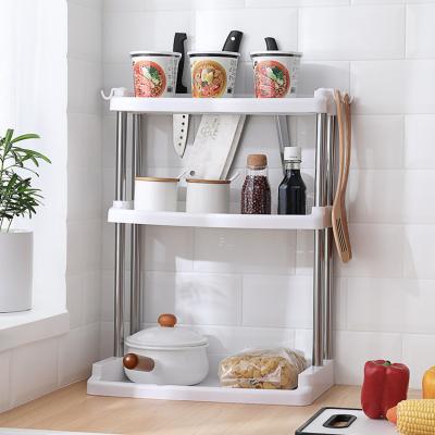 China Cheap and durable plastic stylish spice rack viable kitchen art spice rack spice rack for sale