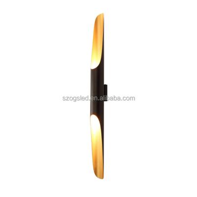 China Unique Traditional Modern Gold Tube Metal Wall Lighting Sconce For Hotel for sale