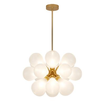 China Industrial Indoor Chandelier Light Led Pendant Light Glass Pendant Lamp For Hotel for sale