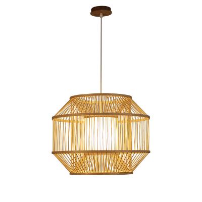 China Hign Qulity Paiting Handmade 2022 New Modern European Style E27 230V Wooden Lighting Lamp Hanging Pendant Lights for Restaurant Home Dining Room for sale