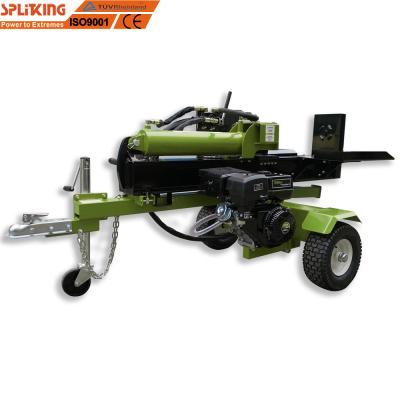 China Large Vertical Log Splitter and 15HP Horizontal Gasoline Engine 45Ton 5.5inches Ram Hydraulic Log Splitter for sale