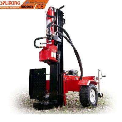 China 50 Ton Gasoline Engine Powerful Gasoline Hydraulic Split Wood Splitter With Vertical And Horizontal Firewood Log Splitter Wedge for sale