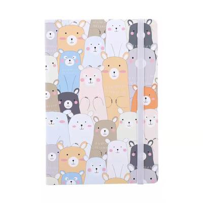 China 2022 China Factory Business A5 Pattern Cute Animal Diary Notebook Hardcover Custom Stationery Hardcover Notebook for sale