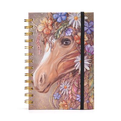 China Free Sample B5 B6 Mini Hardcover Customized Up-to-date Logo Hardcover Diary Customized Spiral Notebook for sale