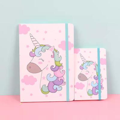 China Fast Shipping Cute Hardcover Pony 2022uptodate Hardcover Notebook Diary Notebook PatternA5 A6 A7 for sale