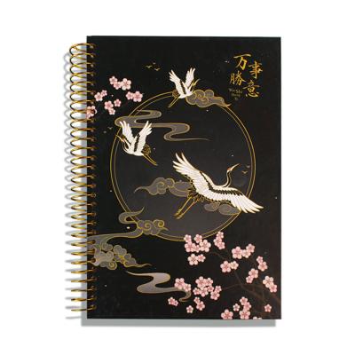 China Spiral Company Gifts Diary 2022 Beautiful Customized Printing Personalized A5 B5 Hardcover Spiral Notebook Notepad Spiral Binding Paper for sale