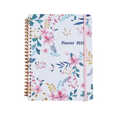 China Newest Planner Diary Spiral Notebooks Daily Planner Printing Spiral Notebook Cheap Stylish Hardcover Daily Planner Printing Custom Design for sale