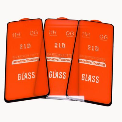 China Suitable mobile phone in factory direct sales full screen of Samsung a6/a8 2018 21D screen protector mobile phone tempered glass film for sale