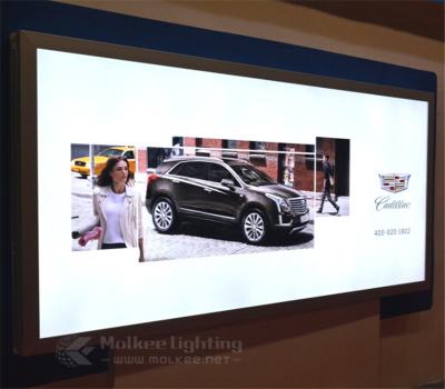 China Outdoor or indoor aluminum instant light box web store chain banner backlit advertising led light boxes for sale