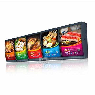 China For Advertising Display In Restaurant Restaurant LED Menu Light Boxes Indoor Wall Advertising Display Aluminum View LED Light Box Menu Board for sale