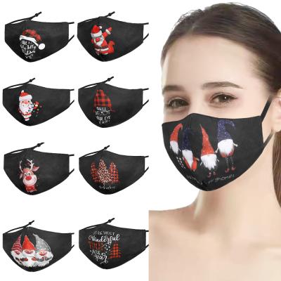 China Winter Friendly Washable Reusable Facemask Party 3D Face Mask Wholesale Skin Clot Christmas Face Mask Fabric Custom Made Unisex Warm Cotton for sale