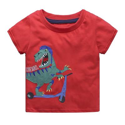 China Boy's Breathable T Shirts With Dinosaur Pattern Animal Tee for sale