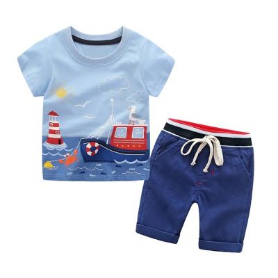 China Kids Casual Clothing Sets Summer Shorts And Shirt Two Piece Set for sale