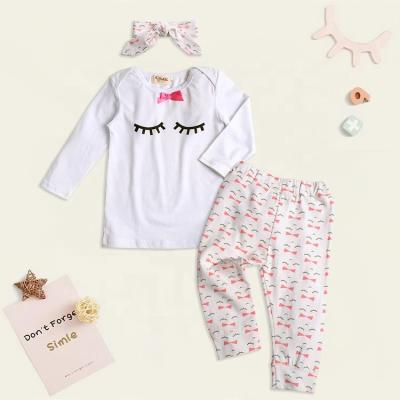 China Wholesale Baby Breathable Nightgowns Two Piece Dress For Toddler Spring Autumn Loungewear Girls Cotton Sleepwear Kids Pajamas for sale