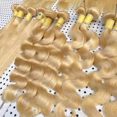 China Brazilian 100% Virgin Hair 613 Body Wave Hair Bundles Factory Price Competitive Cheap Hair for sale