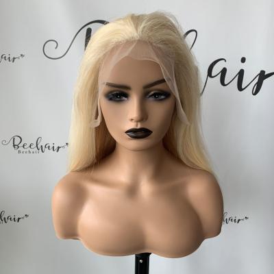 China Virgin Human Hair Hd Transparent Lace Hair Wigs 13x4 Lace Front Wigs Blonde Hair Wigs 613 for sale