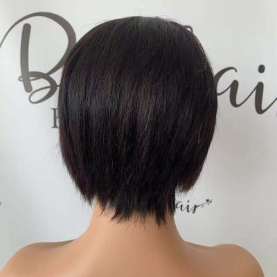 China Pixie Brazilian Short Hair Wigs Pixie Styles Lace Front Wig For Women for sale