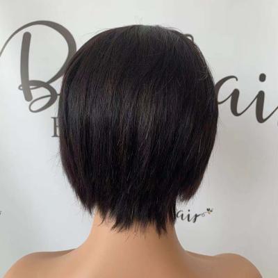 China Wholesale Hot Beauty Body Wave Brazilian Short Bob Pixie Cut Lace Wig With Lace Front Color Women Pixie Wigs Human Hair For for sale