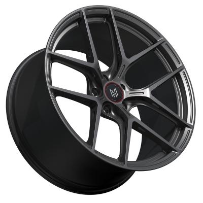 China Factory Aluminum 6061-T6 HADISON HDM3005 OEM Forged Magnesium Alloy Colored Gloss Wheels Rims Fit For Race Cars for sale