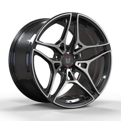 China 6061-T6 HADISON aluminum custom forged wheels aluminum alloy monoblock wheel 16/17/18/19/20/21/22/23/24 inch for cars modification for sale