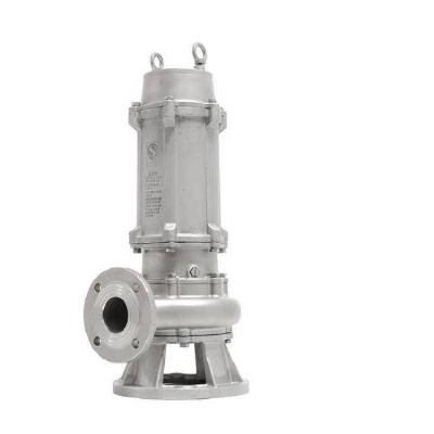 China Can work continuously and uninterrupted stainless steel sewage pump for anti-corrosion seawater sewage pump with knife or chemical plant pump for sale