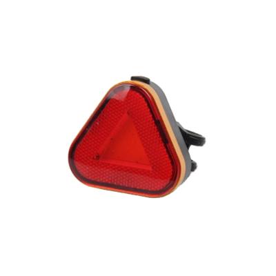 China Fashionable Bike Decoration Cycling Safety Warning Precaution Warning Light Front Rear Tail Helmet Light Red Flash Bicycle LED Lamp Bike Fog Light for sale