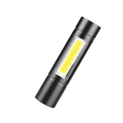 China USB Rechargeable High ZOOM T6 Lumen Flashlight Emergency Lighting Tactical Camping Led Portable Black Torch for sale