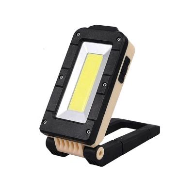 China Portable Foldable Outdoor Rechargeable COB Slim Folding Camping Led Flashlight Portable Waterproof Work Light For Car Repair for sale