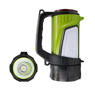 China Emergency Outdoor Spotlight USB Rechargeable Search Light 3 Kilometer COB Handheld Led Spotlight With Power Bank for sale